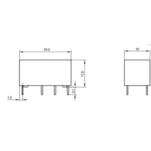 Relè Bipolare 24V 2A 1600 Ohm