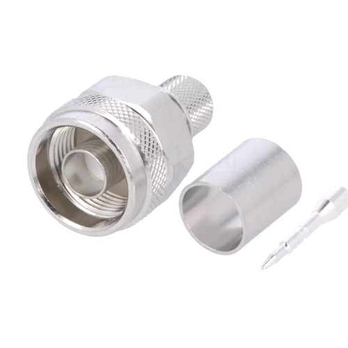 Connettore Coassiale N Maschio a Crimpare LMR400