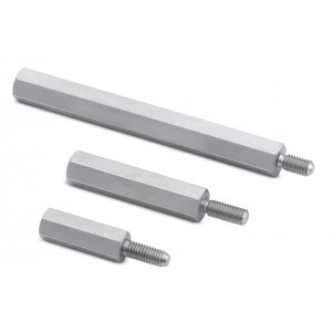 Distanziatore Filettato Maschio Femmina Assmann V6256/H Altezza 25 mm