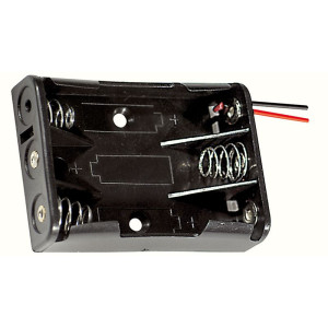 Portapila Ministilo AAA a 3 Posti – Supporto Compatto e Resistente