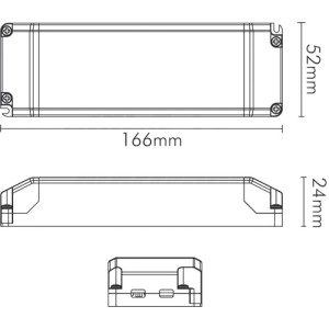 Alimentatore per LED a Corrente Costante 1050mA 40W 2