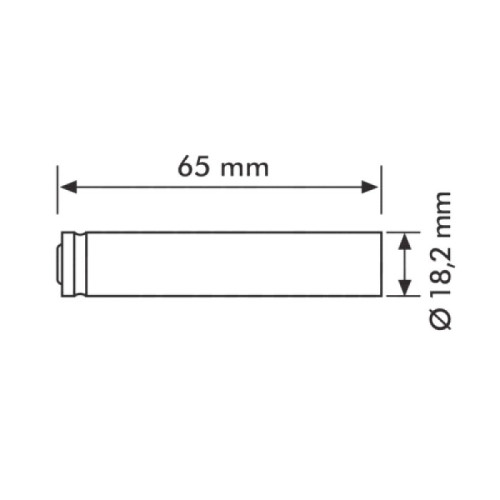 Batteria Ricaricabile Li-Ion 3,6V 3,35A/h - Modello 18650