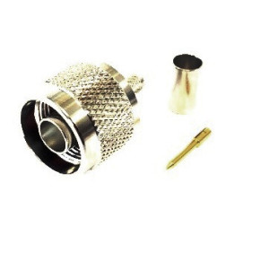 Connettore Coassiale N per LMR240 a Crimpare Maschio Volante
