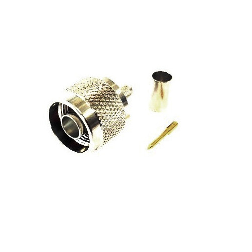 Connettore Coassiale N per LMR240 a Crimpare Maschio Volante