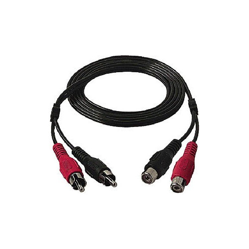 CAVO DI CONNESSIONE AUDIO 2 RCA M/F LUNGH. 1,5 MT.
