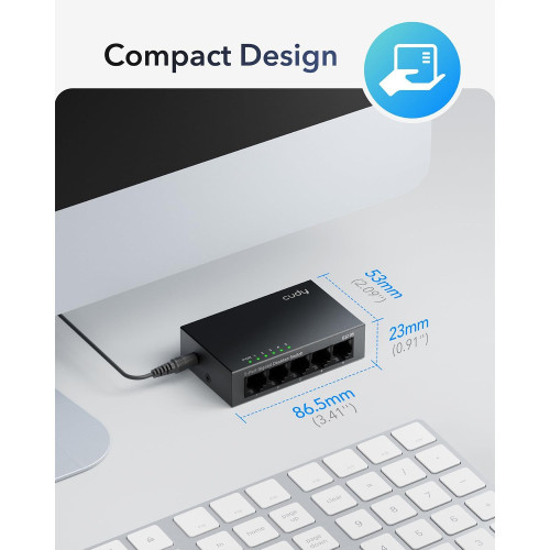 Switch 5 Porte 10/100/1GB