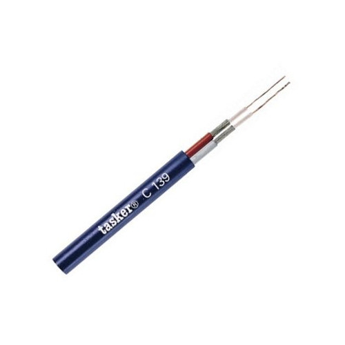 CAVO SCHERMATO 2X0,25- COLORE BLU