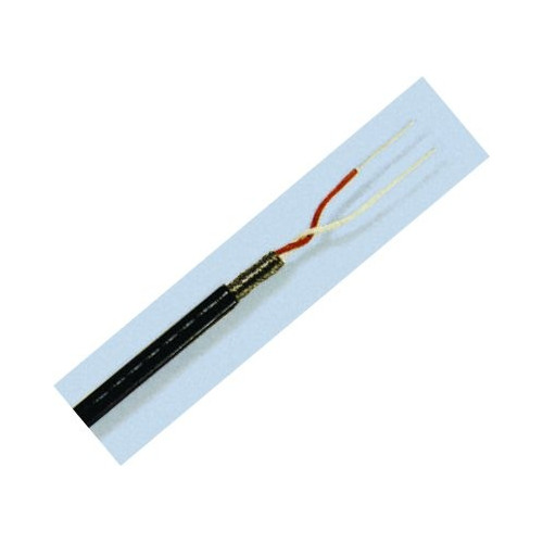 CAVO SCHERMATO 2X0,08 - COLORE NERO