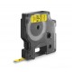 Nastro D1 per Etichettatrice DYMO 43618 Nero su Giallo 6mm