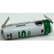 Pila al Litio 3,6V Size AA Stilo con Lamelle  LS14500 Saft