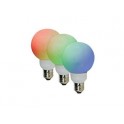 lampada a led e27 1w multicolore - rgb