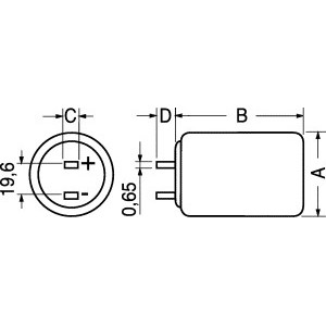 ACCUMULATORI CILINDR. AL PIOMBO 2V 2,5A/h 2