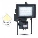 proiettore a led 1,5W bianco freddo con sensore pir