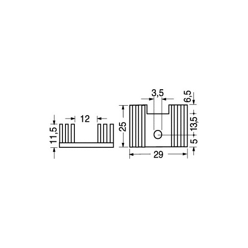 DISSIPATORE TERMICO PER TO220 - TO126