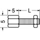 DISTANZIATORI PER SUB-D H.13 MM