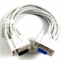 Cavo prolunga seriale DB9 maschio - DB9 femmina 5 m.
