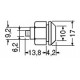 PORTALED CONICO DIAMETRO 10 MM