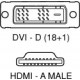 CORDONE CABLATO  DVI-D/HDMIA- 5 MT.