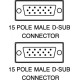 CORDONE CABLATO  HD15/ DB 15- 1,8 MT