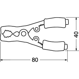 PINZA per batteria - NERA 2