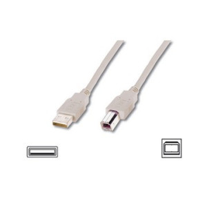 CAVO USB 2.0 TIPO A - B 1,8 MT. - NERO
