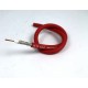 CAVO SCHERMATO 1X0,75 MMQ - COLORE ROSSO