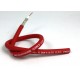 CAVO SCHERMATO 1X0,75 MMQ - COLORE ROSSO