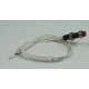 SEGNALATORE LUMINOSO 12 V  100MA - COLORE  ROSSO