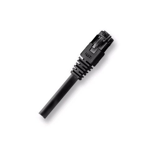 CAVO PATCH DI CAT 5E 350 MHZ UTP NERO/1MT
