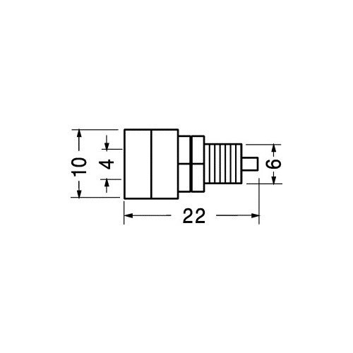 PRESE DA PANNELLO ISOLATE PER SPINE BANANA Ø 4 MM