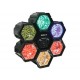 LUCI PSICHEDELICHE CON 6 FARI  LED