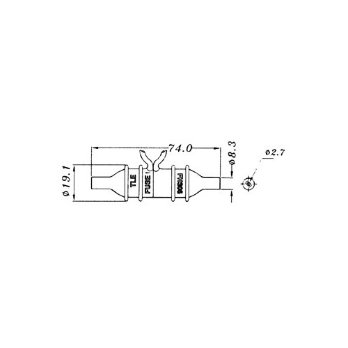 PORTAFUSIBILE VOLANTE 6,3X32 IP66