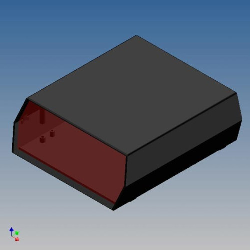 CONTENITORE  IN PLASTICA NERO