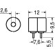 MINI BUZZER ELETTROMAGNETICO CON CIRCUITO OSCILLATORE