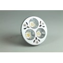 lampada a led MR16 12V 3W bianco caldo