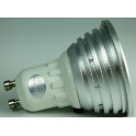 Lampada a led gu10 3w bianco caldo