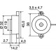 BUZZER PIEZOCERAMICO CON CIRCUITO OSCILLATORE