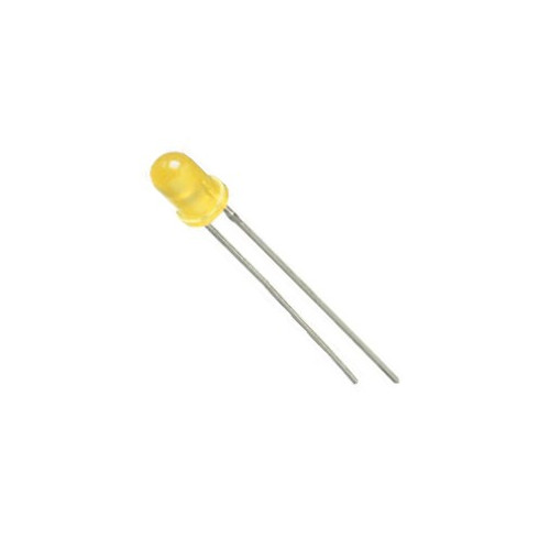 LED GIALLO CILINDRICO A FASCIO DIFFUSO Ã˜ 3 MM
