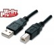 Cavo USB 2.0 Spina tipo A - Spina tipo B - 1 Metro