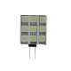 LAMPADA  LED 12V 1,8W   ATTACCO G4 - BIANCO CALDO