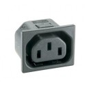 Presa da pannello IEC tipo Bulgin PX695 con faston 2,8 mm.