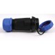 Connettore Stagno Femmina Volante 2 poli IP68 SP2111/S2