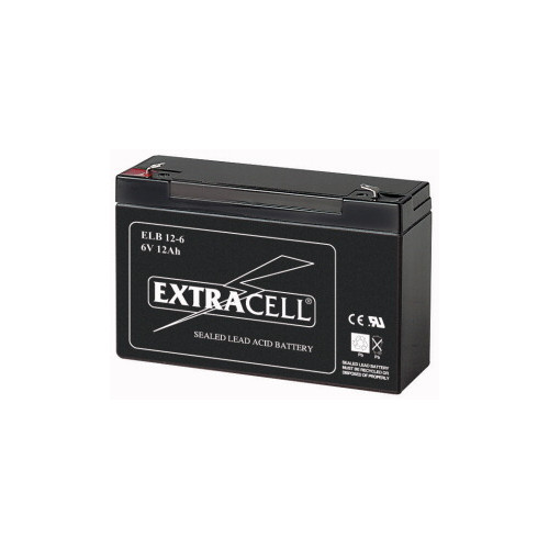 BATTERIA RICARICABILE AL PIOMBO SIGIL. 6 V-12 AH