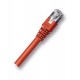 CAVO PATCH DI CAT 5E 350 MHZ UTP ROSSO/1MT