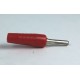 Spina a Banana Diametro 4mm Rossa