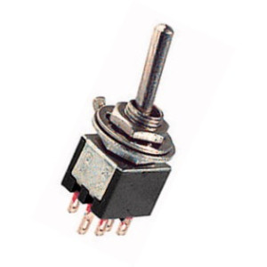 DEVIATORE SUBMINIATURA 2 SCAMBI 2 POSIZIONI STANDARD