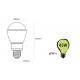 LAMPADA LED 6W E27 BIANCO FREDDO