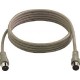 Cavo Intestato per TV Spina/Presa 2m Bianco