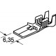 FASTON MASCHIO P. 6,35 CON DENTINO DI RITENUTA