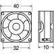 MINIVENTILATORE ASSIALE SUPPORTO BRONZINE- 5 Vdc